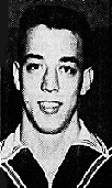 Portrait image of Pennsylvanian boys basketball player Jay Metzler, Donegal High School. From the Intelligencer Journal, Lancaster, Pa., March 5, 1955.