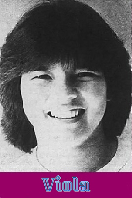 Portrait of Viola Payumo, basketball player for the John F. Kennedy High School Green Machine, from the Pacific Daily News, Agana, Guam, November 17, 1981.