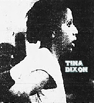 Profile image of Tina Dixon, girl's basketball player for the Paseo High School Pirates (Missouri). From The Kansas City Star, Kansas City, Missouri, November 26, 1980.