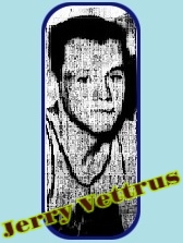 Portrait image of Jerry Vettrus, basketball player from Eau Claire, Wisconsin. From the eau Claire Leader, February 12, 1966.